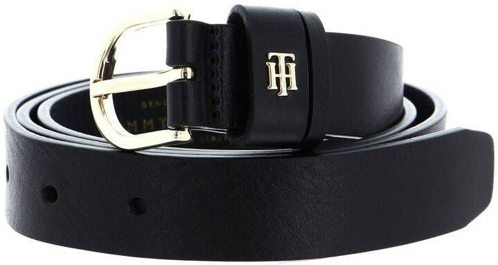Tommy Hilfiger leren riem Timeless zwart