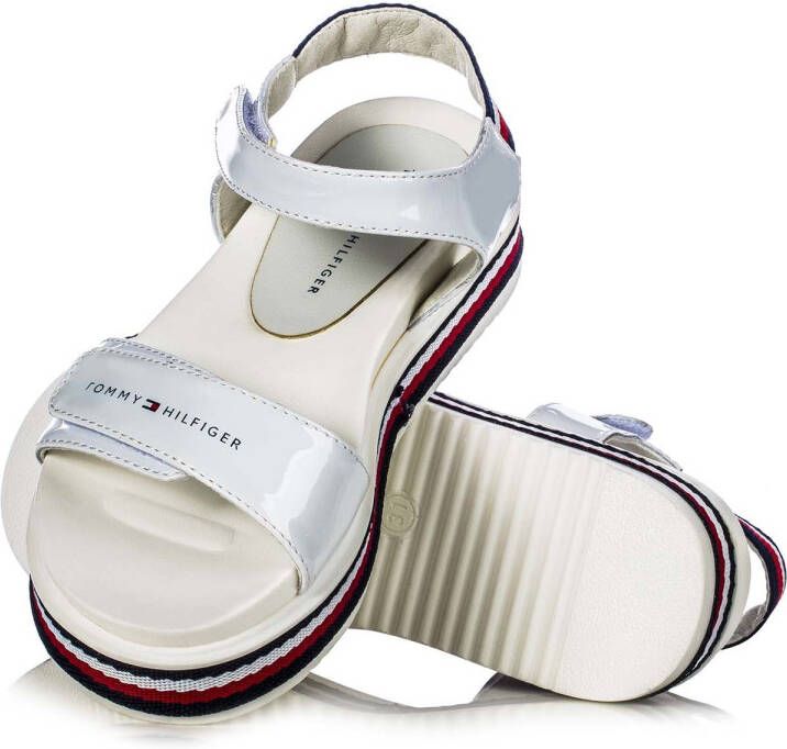 Tommy Hilfiger Platform Velcro Girls Sandal 30650 , Wit, Dames