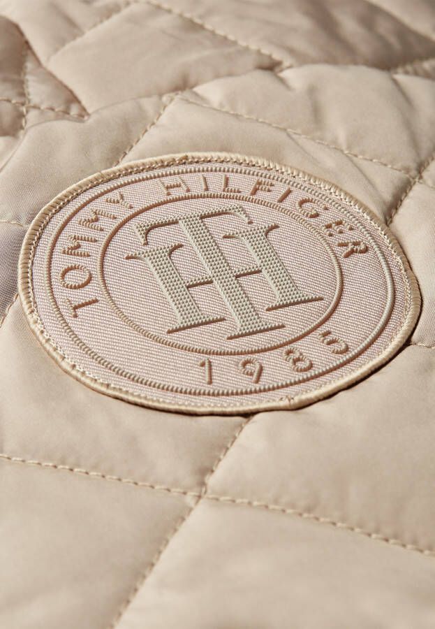 Tommy Hilfiger ontspannen sorona gewatteerde trenchcoat beige ww0ww35090 aeg , Beige, Dames