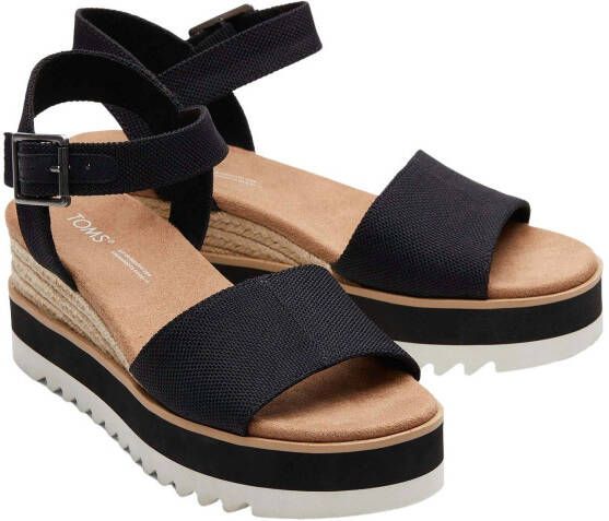 TOMS Sleehakken Zwart Dames