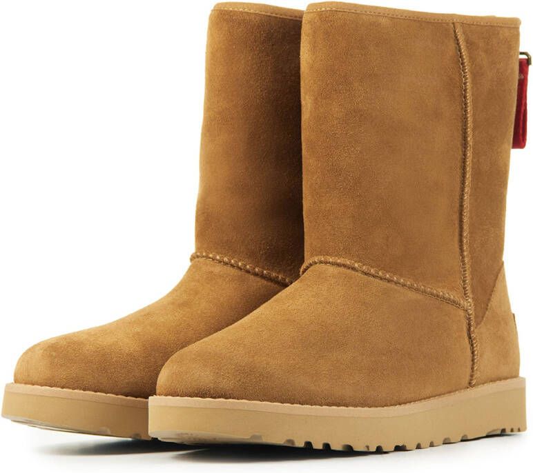 ugg Australia Dames leren dames enkellaarsjes 1122672