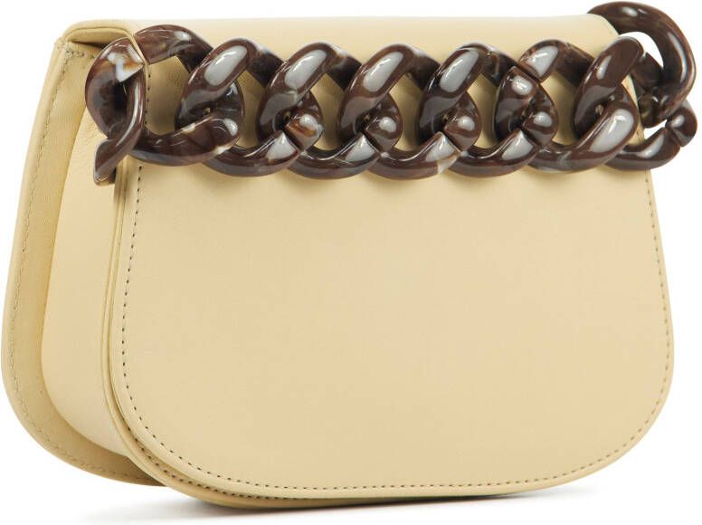 Unisa Unisex leren unisex crossbodytassen zbruna led