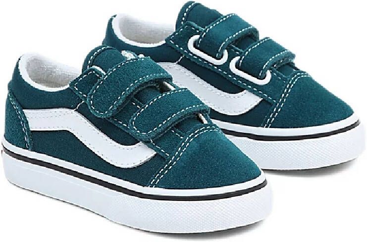 Vans Sneakers TD Old Skool V Color Theory Donkergroen
