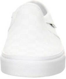 VANS Asher Slip On Checkerboard sneakers wit/lichtgrijs
