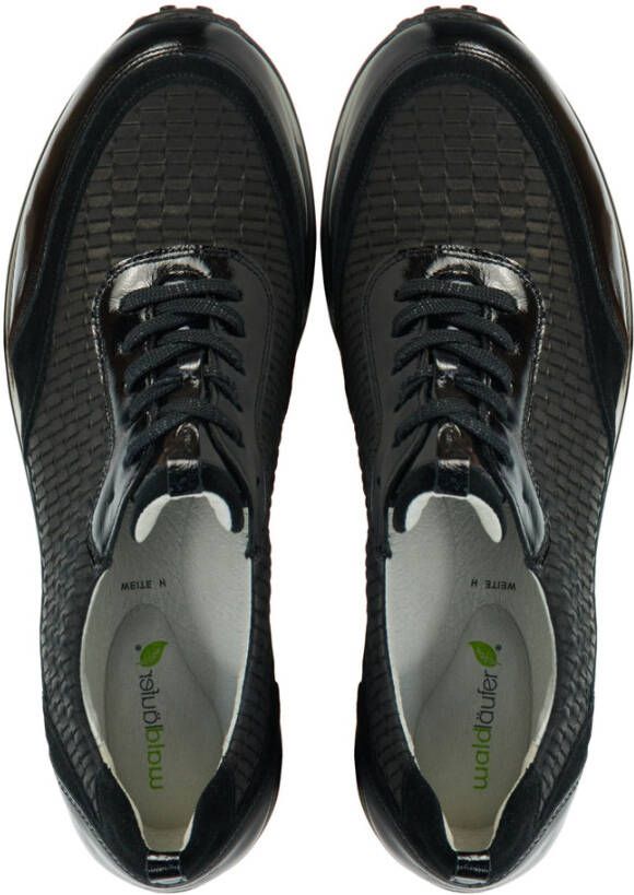 Waldl&#xE4, ufer Dames leren dames sneakers 776005