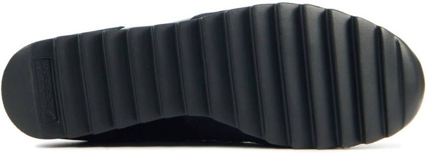 Waldlaufer 923011 comfort leren veterschoenen donkerblauw