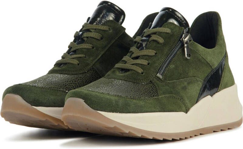 Waldl&#xE4, ufer Dames leren dames veterschoenen 695k01