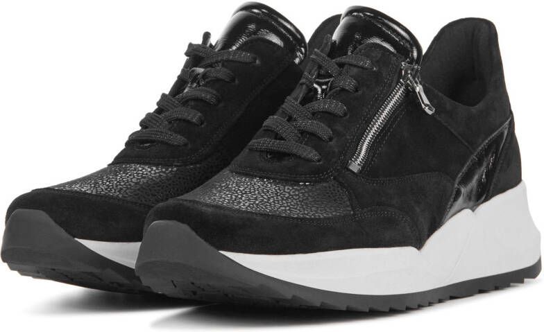 Waldl&#xE4, ufer Dames leren dames veterschoenen 695k01