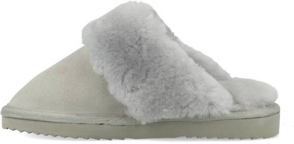 Warmbat Pantoffels Flurry Women Suede Blauw