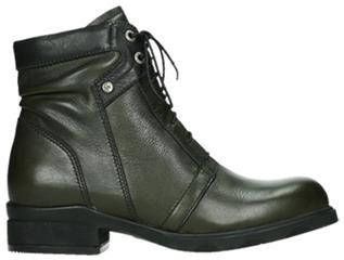 Laarzen Wolky 02625 Center 20730 forestgroen leer