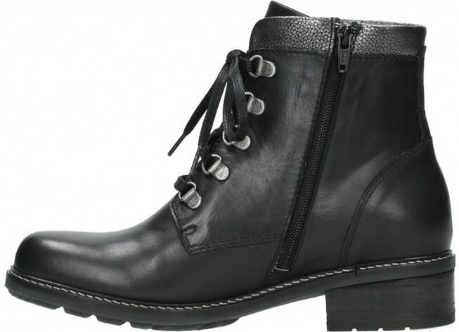 Wolky Laarzen 04475 Ronda 20000 zwart leer