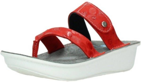Slippers Wolky 00877 Martinique 12500 rood nubuck
