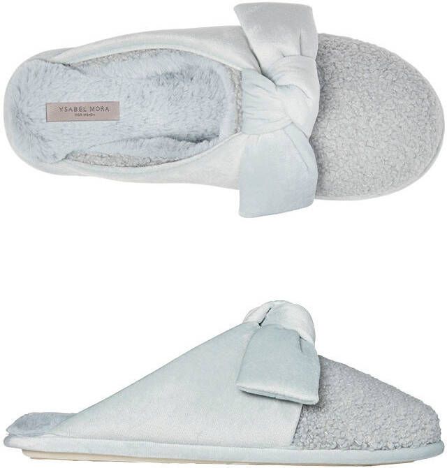 Ysabel Mora Pantoffels dames strik | slippers extra zacht