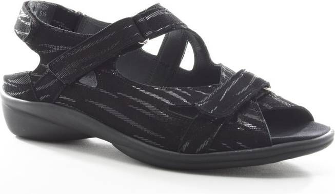 Durea 7258 218H Zwart H Wijdte Sandalen