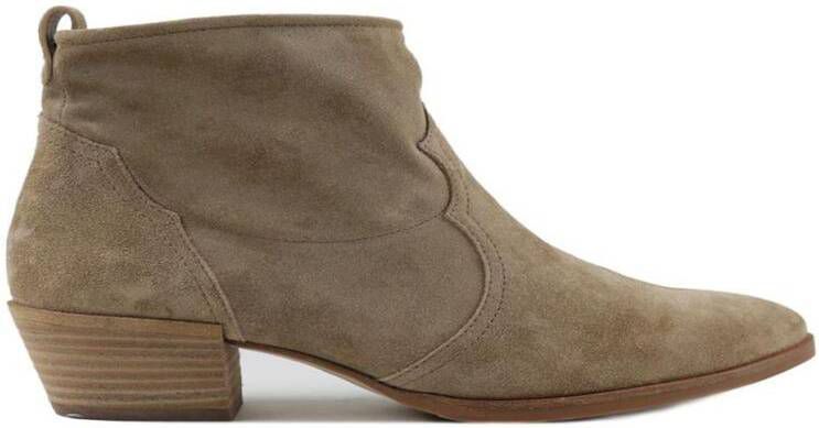 Paul Green Enkellaarzen d. nubuck blauw Paul Green Enkellaarzen d. nubuck blauw