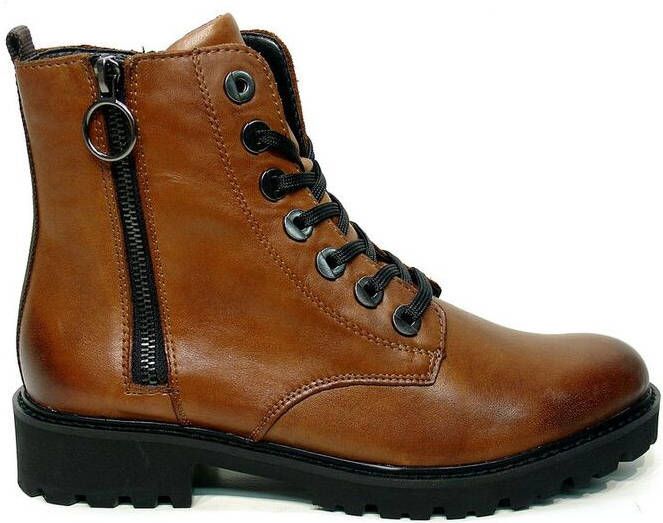 Remonte Hoge veterschoenen in stoere look