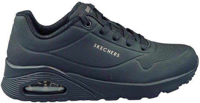 Skechers Uno stand op Air SneakerNeaker , Zwart, Dames