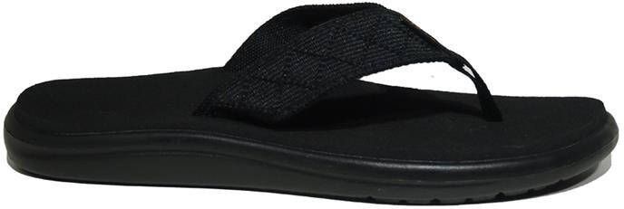 Teva Voya Flip Slipper Dames Zwart/Middengrijs
