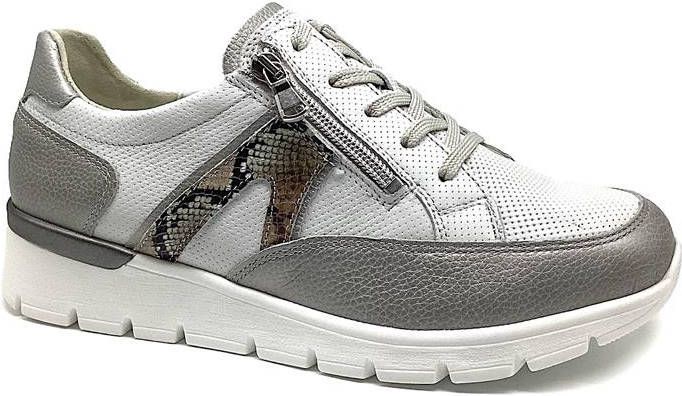 Waldlaufer Waldläufer K Ramona Sneaker Dames Wit/Taupe