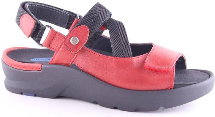 Wolky Sandalen 03925 Lisse 35526 scarletrood leer