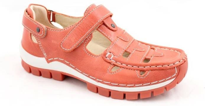 Nette Schoenen Wolky 04703 Move 35526 scarlet rood leer
