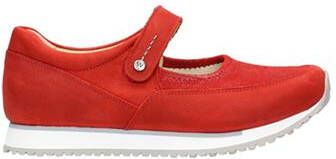 Lage Sneakers Wolky 05805 e-Step 11500 rood stretch nubuck