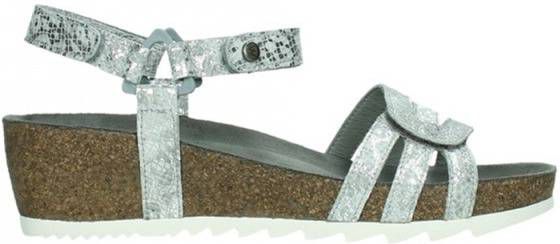 Wolky Pacific Comfort Sandaal Dames Zilver