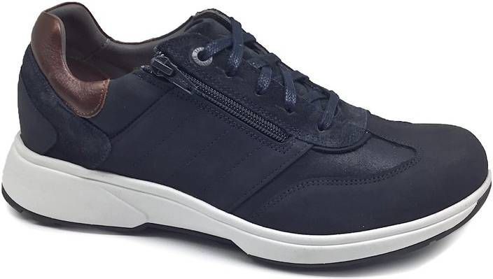 Xsensible Dublin  Veterschoen Dames Blauw/Zwart
