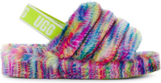 Ugg Fluff Yeah Plush Sandals , Paars, Dames