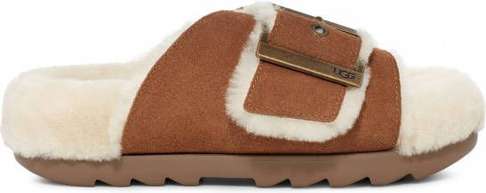 Ugg Outslide Buckle Sandalen in Brown