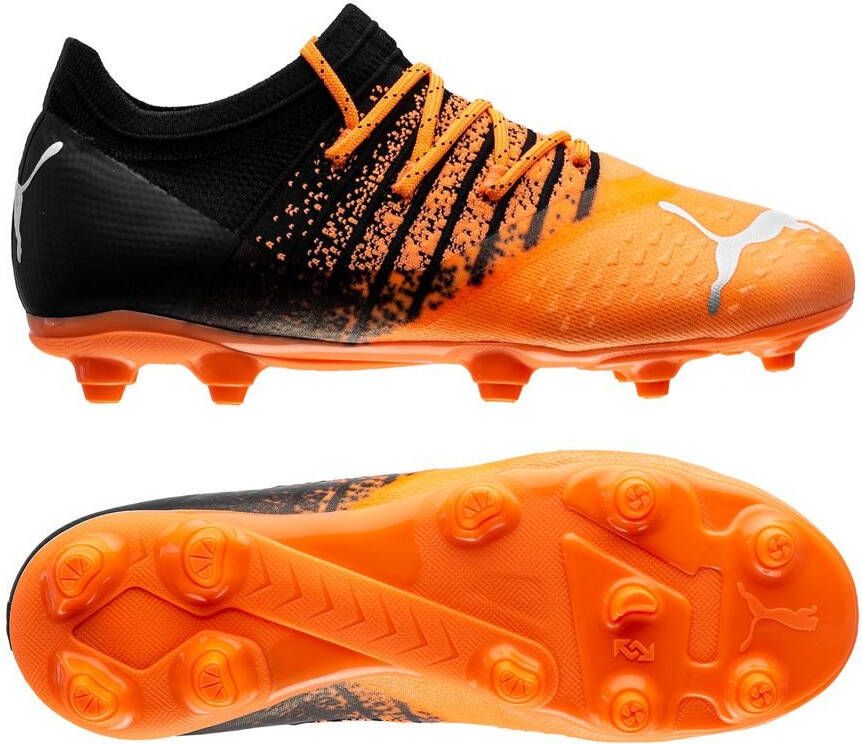 PUMA Future 2.3 FG/AG Instinct Oranje/Zilver/Zwart Kinderen