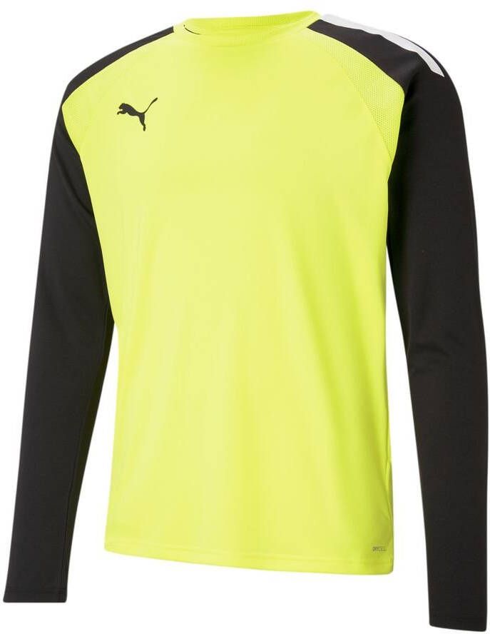 PUMA teamPACER Keepersshirt Lange Mouwen Geel Zwart Wit