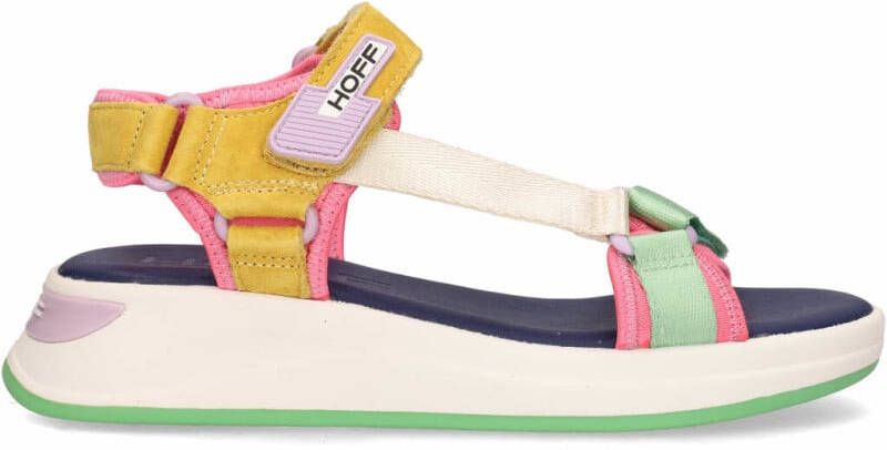 Hoff Platte sandalen , Geel, Dames