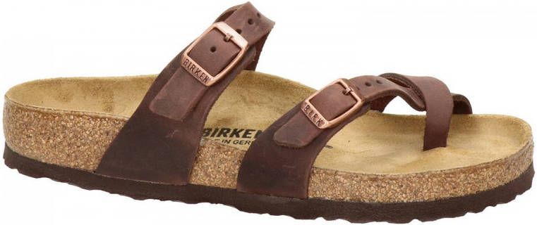Bruine Birkenstock Slippers kopen? Vergelijk op Damesschoenen.nl