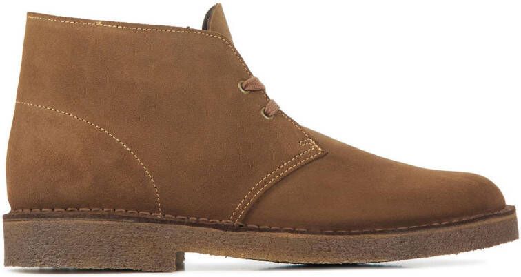 Clarks Originals suède desert boots bruin
