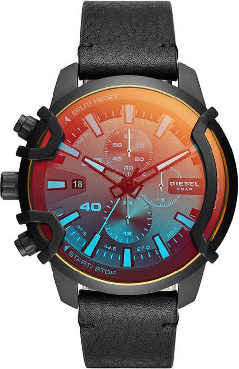 Diesel Horloges Griffed DZ4519 Zwart
