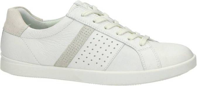 Ecco Leisure comfort leren veterschoenen wit