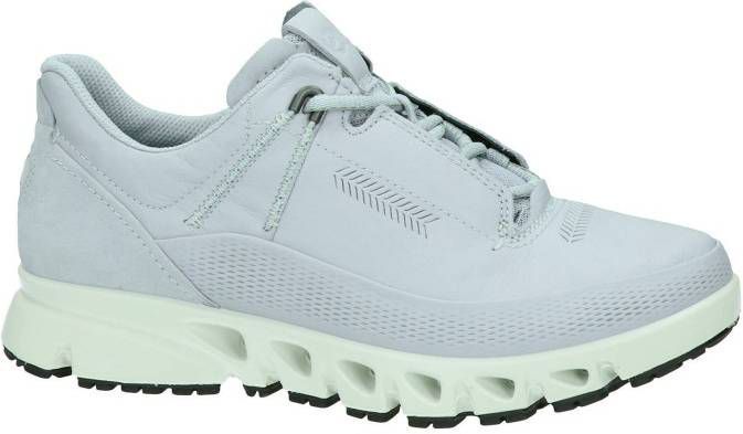 Ecco Multi Vent comfort leren veterschoenen lichtblauw