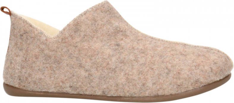 Manfield pantoffels beige
