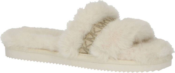 Michael Kors Scarlett pantoffels beige/naturel