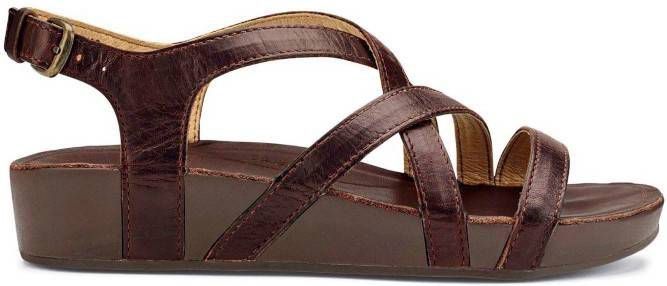 Olukai Nana leren sandalen