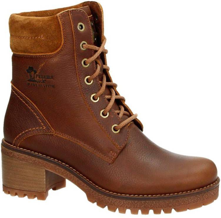 Panama Jack Phoebe veterboots bruin Damesschoenen.nl Panama Jack producten online kopen | Fashionchick.nl