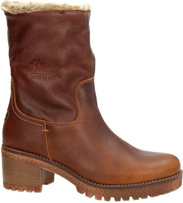 Panama Jack Piola rits & gesloten boots cognac Panama Jack producten online kopen | Fashionchick.nl