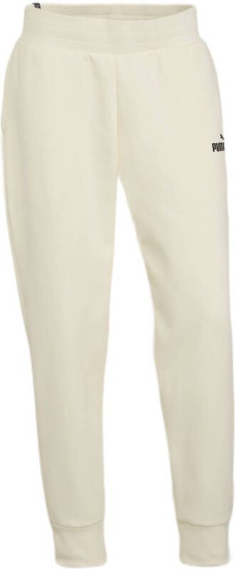 Puma regular fit joggingbroek ecru