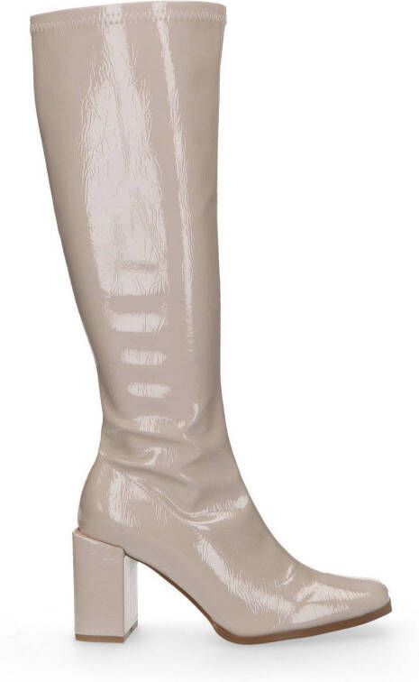 Sacha lak laarzen beige