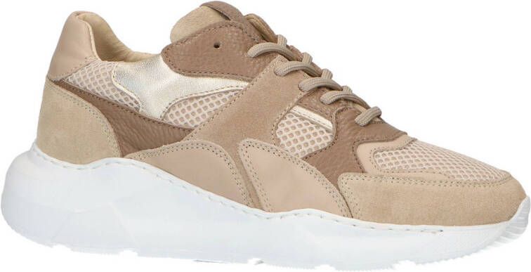 Sacha suède chunky sneakers beige