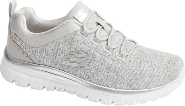Skechers Lichtgrijze Graceful 2.0 Daring Lights