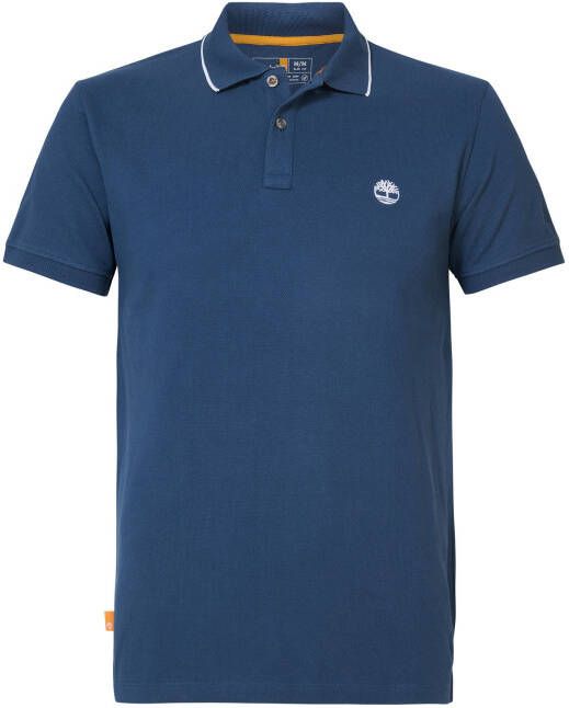 Timberland polo van biologisch katoen blauw