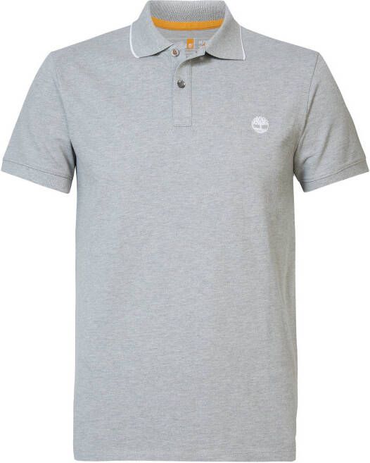 Timberland polo van biologisch katoen grijs