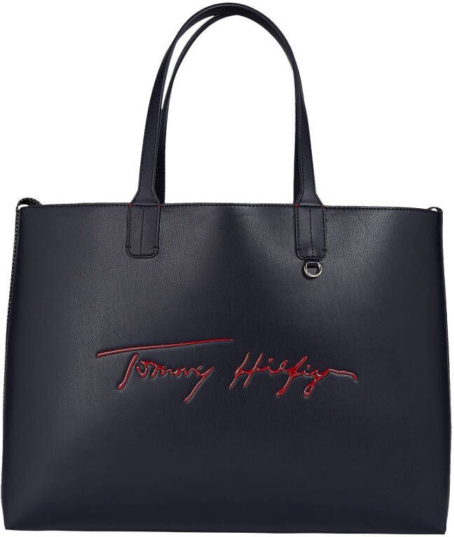 Tommy Hilfiger Boodschappentas ICONIC TOMMY TOTE SIGN